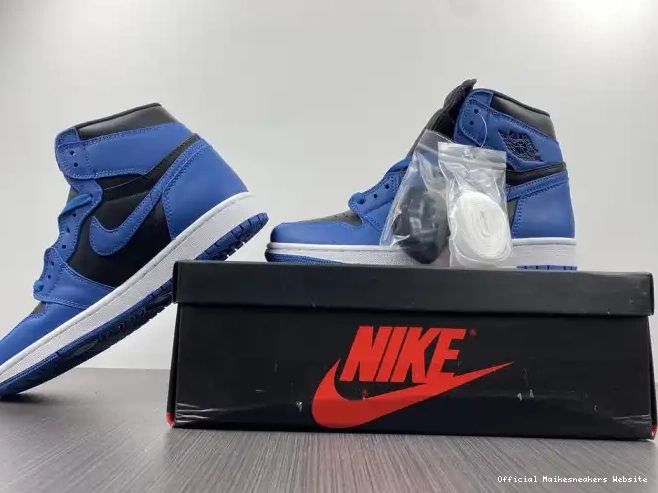 Official Maikesneakers Air Blue' Marina 555088-404 OG 'Dark Retro High Jordan 1 0327